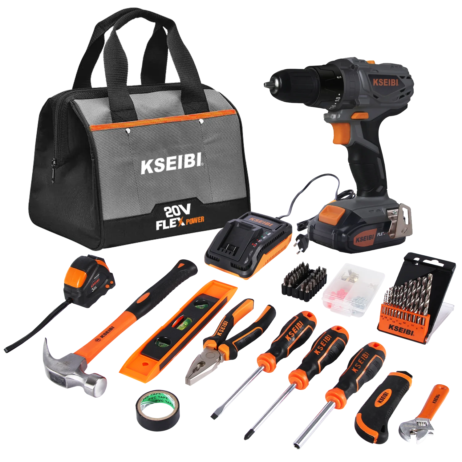 KSEIBI High quality Tool 20v Max Power Tool Combo Kit KCB 20V 1A-101