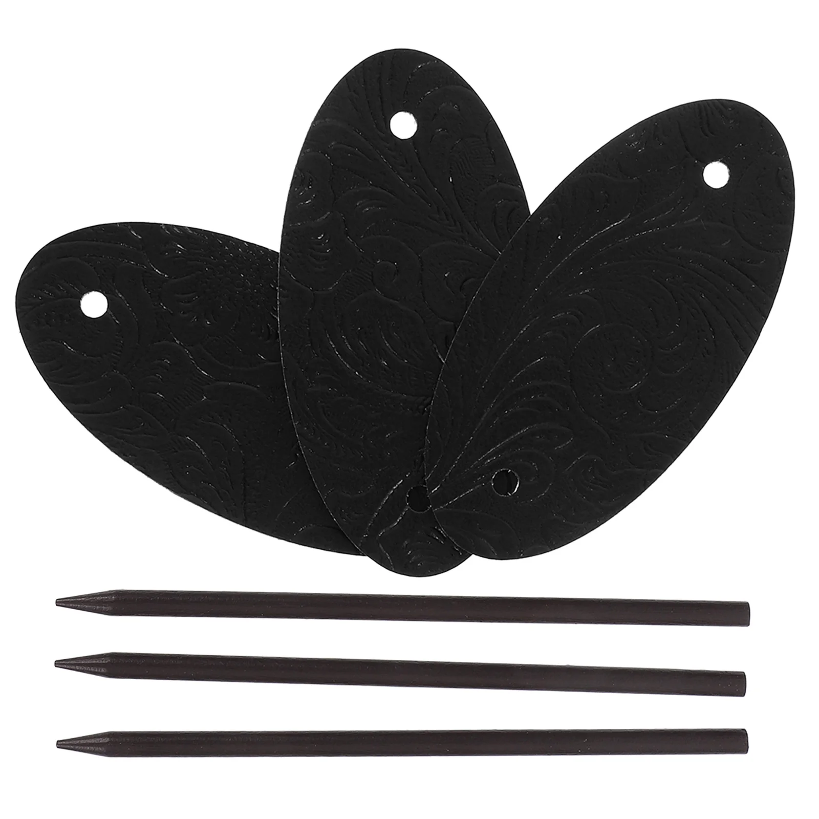 

3 Pcs Chinese Hair Accessories Hairpin Banana Clips Ponytail Holder with Stick Man Barrettes for Thick Sliders