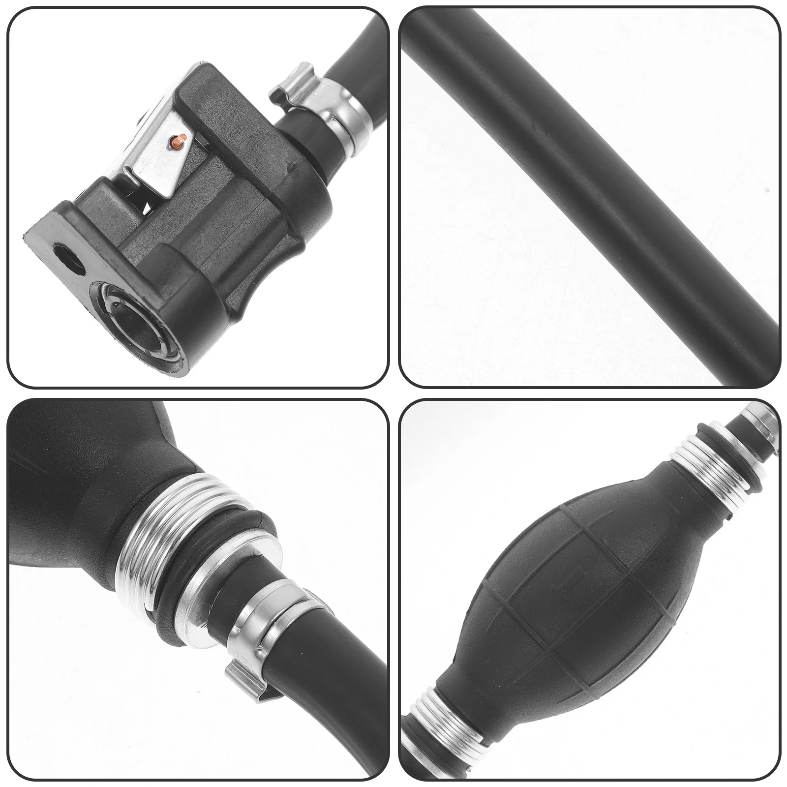 

Oil Hose Manual Fuel Transfer Pump For Water Rubber Suction Hand Pump Engine Oil Extraction Tool