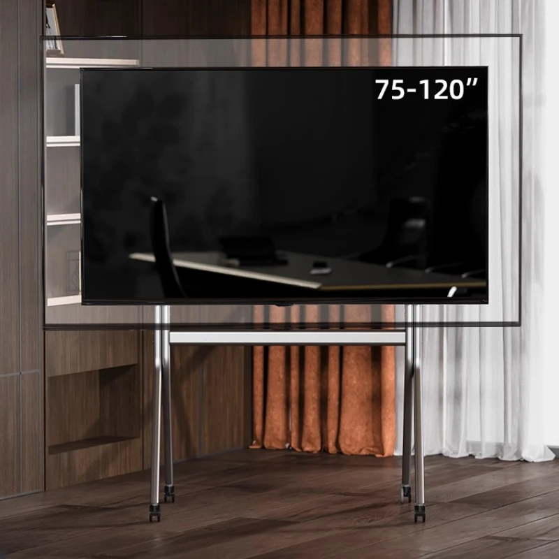 أثاث غرفة الاجتماعات حامل تلفاز شاشة غرفة المعيشة عجلات حديثة حامل تلفاز أثاث معدني متنقل Prateleira Para MHDSJ