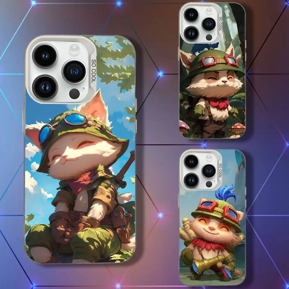 

Game T-Teemo-os L-LOLS Phone Case For iPhone 16,15,14,13,12,11,Pro,XS,Max,Plus,Mini,SE White Candy Matte Shockproof Cover