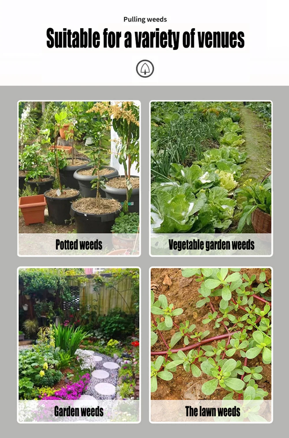 Aufstehen Unkraut Puller Klaue Werkzeug Engineering Kunststoff Jäten Kopf Ersatz Garten Fuß Pedal Graben Gras Schaufel Wurzel Entferner – Detail 7