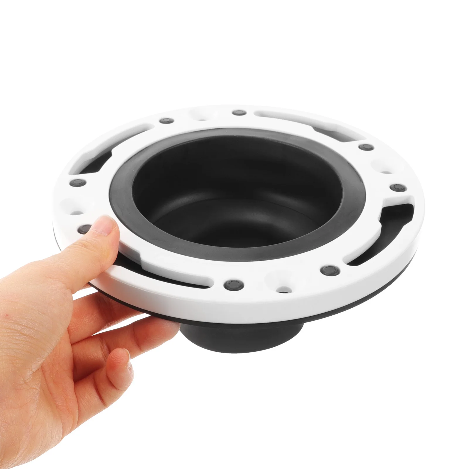 مجموعة بديلة شفة مرحاض الحمام البلاستيكية المتينة لسهولة التركيب، شفة المرحاض RV المتوافقة مع معظم الموديلات