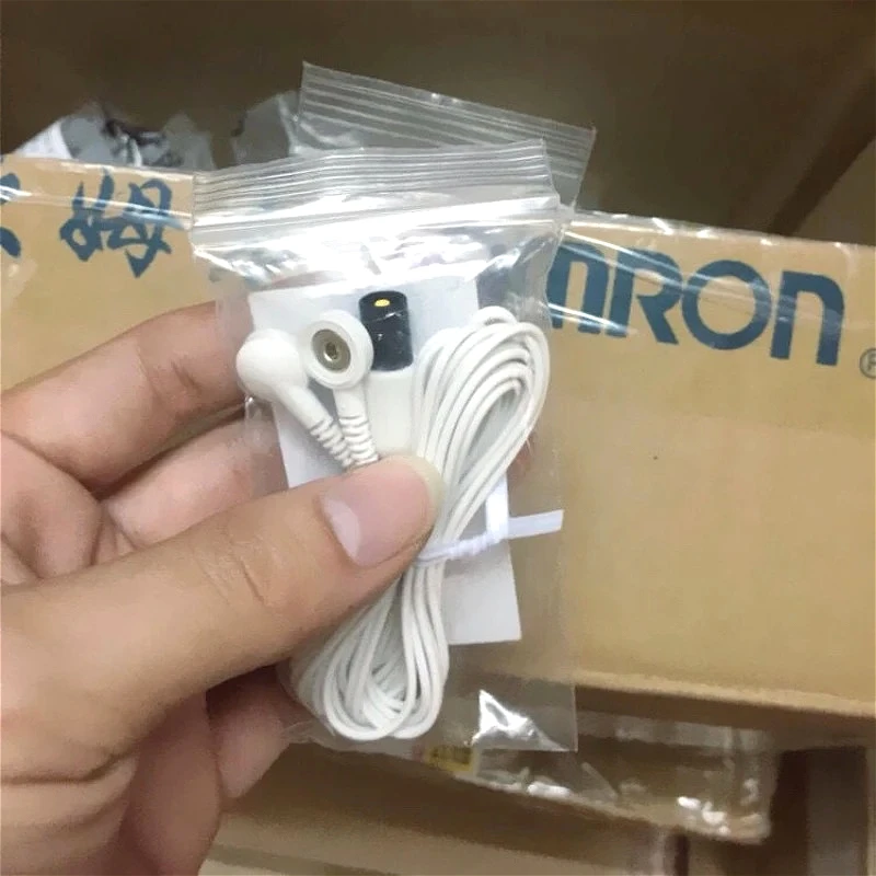 Replacement Electrode Lead Wire Snap Omron Massager TENS EMS HV-F022 F021 PM3030 3032 F013 Electrotherapy Accessory Cable
