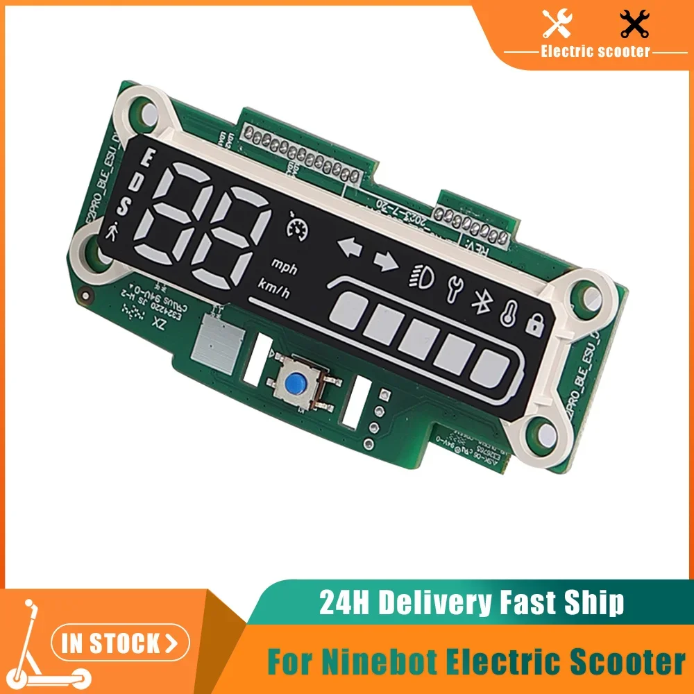 Electric Scooter Dashboard for Segway Ninebot Kickscooter E2 Pro Display Circuit Board Replacement Parts