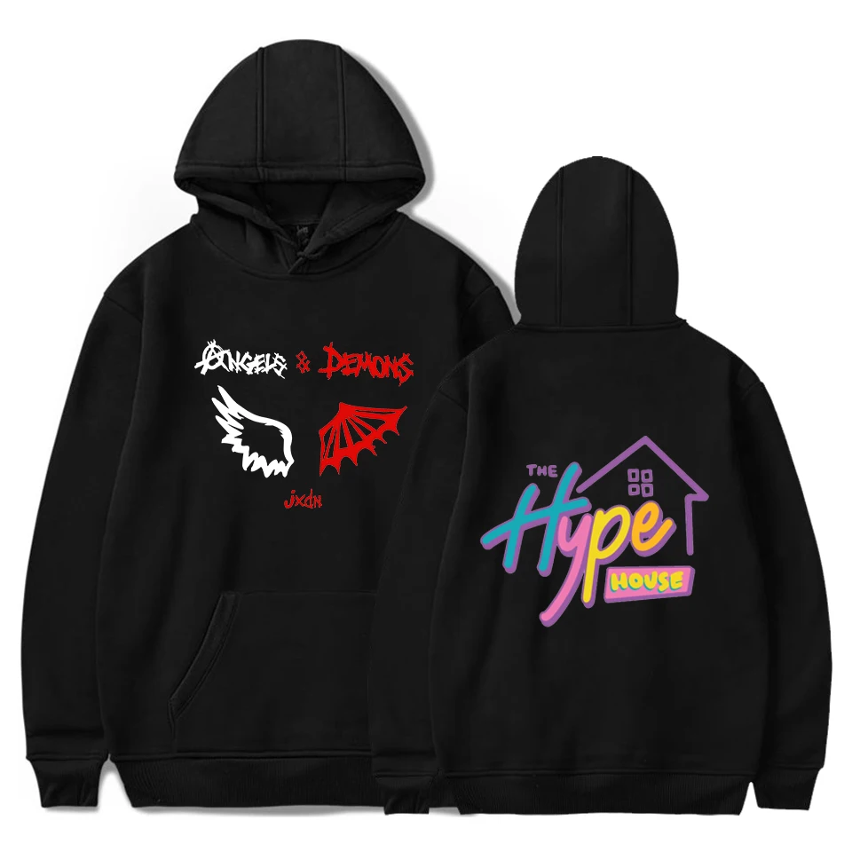 

2026 Jaden Hossler Hoodies Women Men's Tracksuit Unisex Sweatshirts Casual Streetwear Social Media Star Jxdn Fashion Clothes