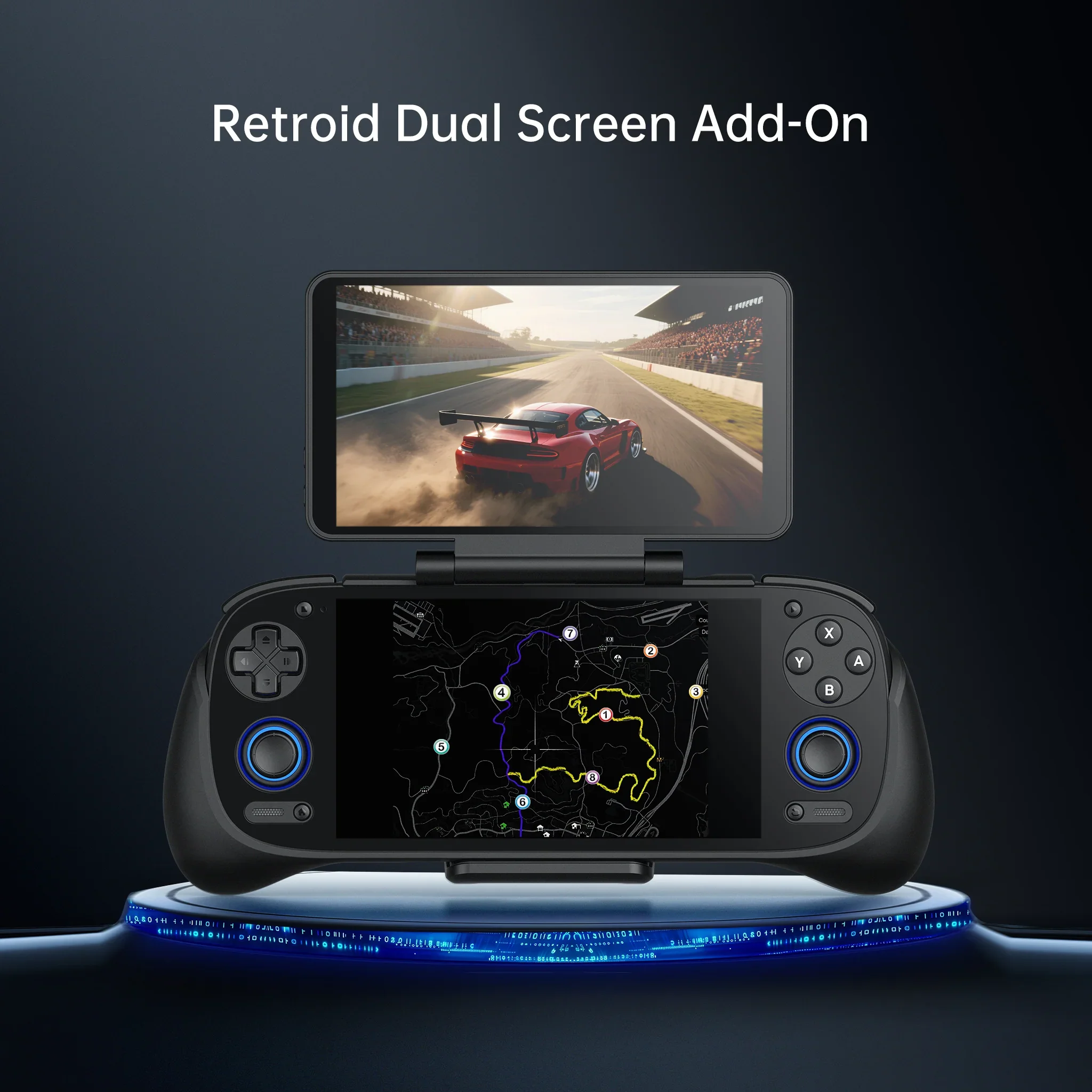 retroid dual screen 未使用品 Retroid Dual Screen Add-on Expand 5.5Inch Oled Screen Back Clip