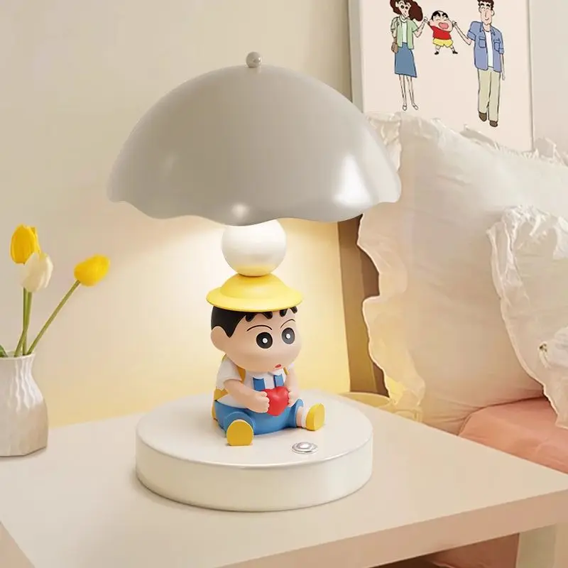 

Cute Cartoon Kawaii Crayon Shin-chan ﻿Bedside Lamp for Bedroom Student Dormitory Bedside Table Lamp Sleep Lamp Gift Ornament
