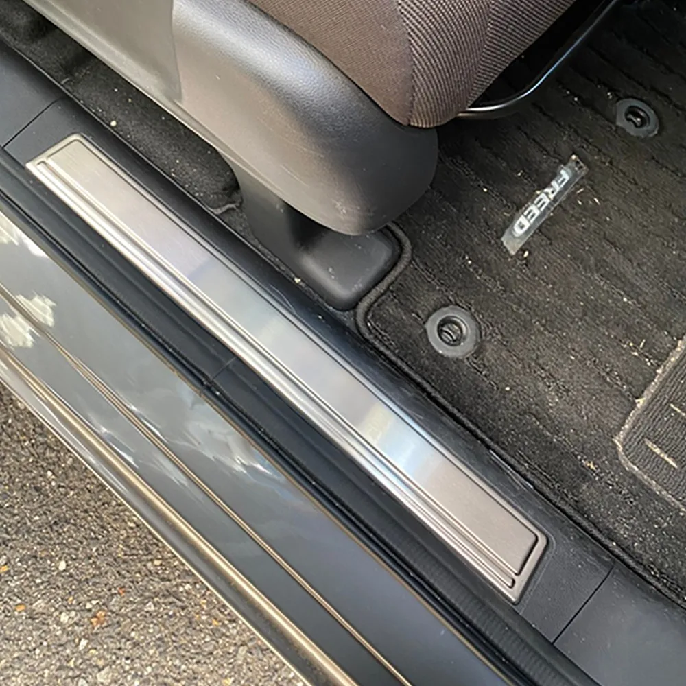 4pcs Car Inner Door Sill Pedal Trim for Honda Freed GB5/6/7/8 Stainless Steel Auto Styling Accessories For Honda Door Sill