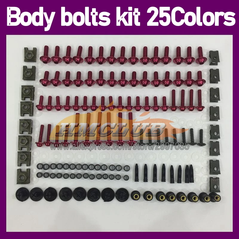 268PS Body Bolt Screw Nuts For KAWASAKI NINJA ZZR 1100 ZZR-1100 ZZR1100 93 94 95 96 97 98 99 00 01 Fairing Bolts Full Screws Kit