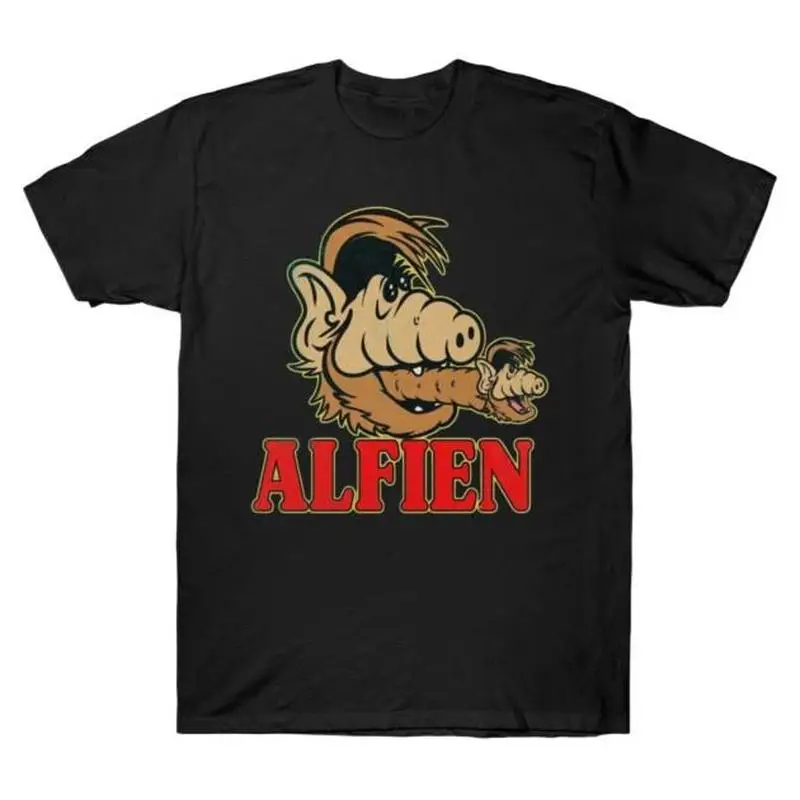 ALF Gordon Shumway Graphic T‑Shirt Unisex 80s Retro Sci‑Fi Comedy Sitcom Melmac Alien Life Form Print Tee Short Sleeve Tops