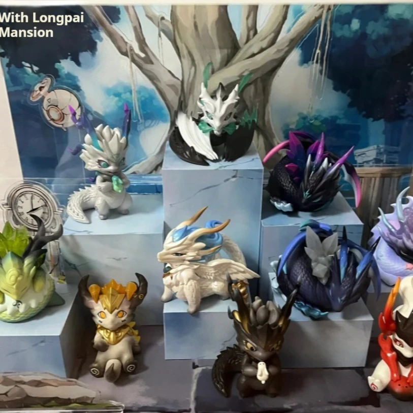 

Shanhai Jing Administration Dragon Party Serie Blind Boxes as Gifts for People Figurines for Desktop Decoration Room Scenery Cut