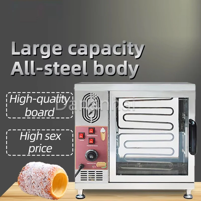 Electric Stainless Steel Waffle Biscuit Machine Hot Selling Chimney Cake Maker for Business Use