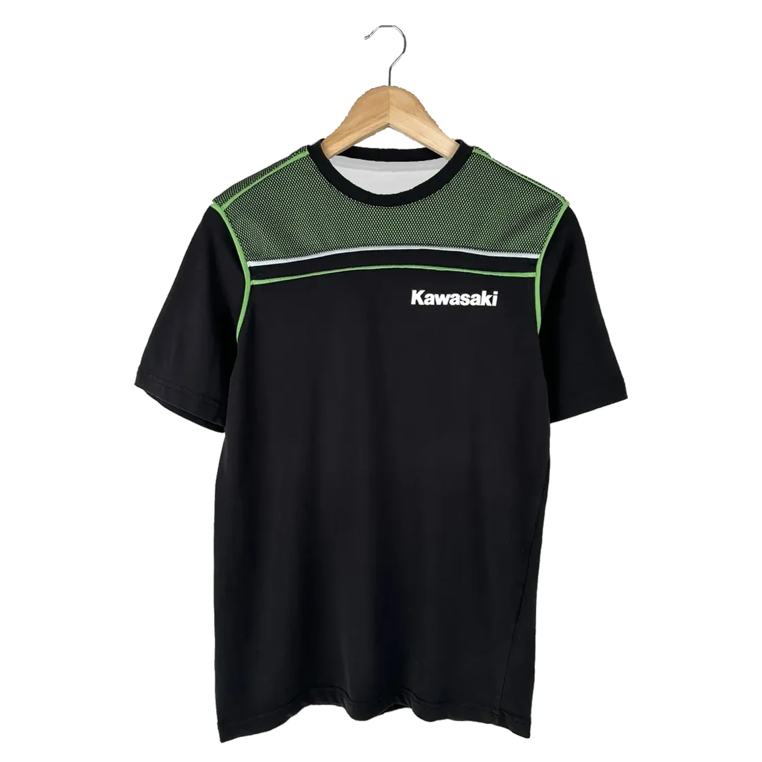 

Vintage Kawasaki Moto Racing Tee Newest Outdoor Cycling Summer Classic Tee Adults Loose Exercise Off-road Motorcycle Jersey