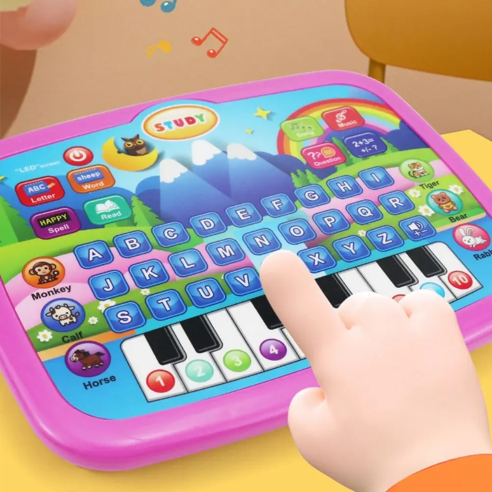 Simulazione Computer Punto vocale Macchina per la lettura Educazione precoce Simulazione linguistica prescolare Mini tablet Blocco per l'apprendimento