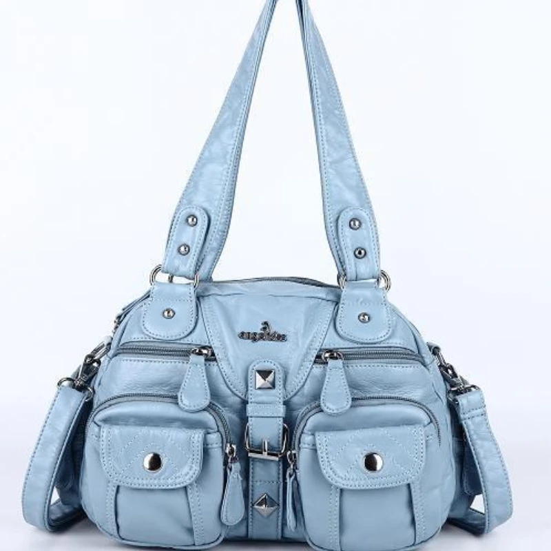 

Women PU Shoulder Handbags Satchel Top-handle Dumpling Pack Crossbody Bags Phone Money Pack Schoudertassen Dames Groot