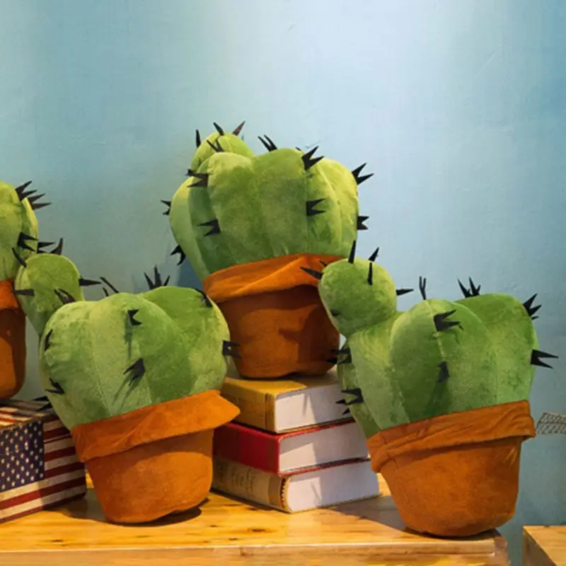 Paquete expresión simulación tejido, juguetes plantas Cactus, adornos bonitos para niñas