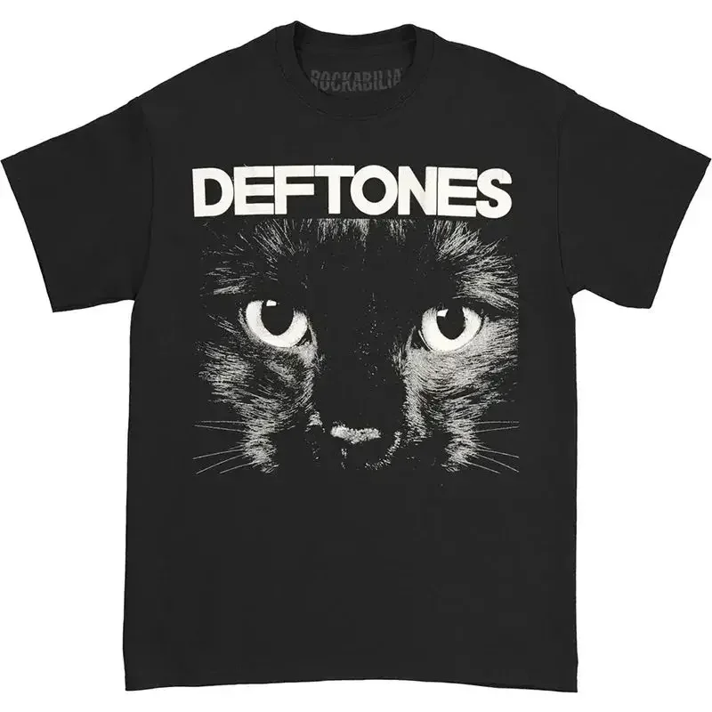 1989Deftones T Shirt Men High Quality Cotton T-shirt Fashion Women Short Sleeve Top Punk Music Style Metal American Tee Shirt