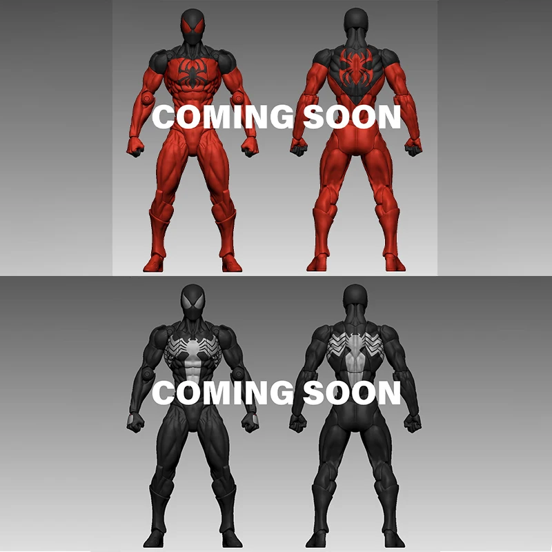 Heiße-Neue Ct Spielzeug Messtoys Spinne Figur Chaos Spielzeug Schwarz Rot Spinne Anime Action Figur Figur Statue Modell Angepasst geschenke