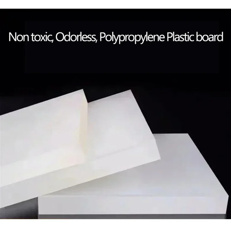 Food Grade Non Toxic PP (Polypropylene Plastic) Board,Chopping Board DIY Fish Tank Plank Press Backing Plate Customizable size