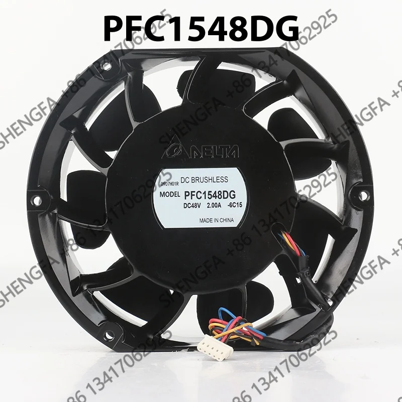 AC EC 17050 170X150X50MM 17CM High air pressure Server Ball bearing Original Delta 5V 12V 24V DC 48V 2.00A PFC1548DG cooling fan