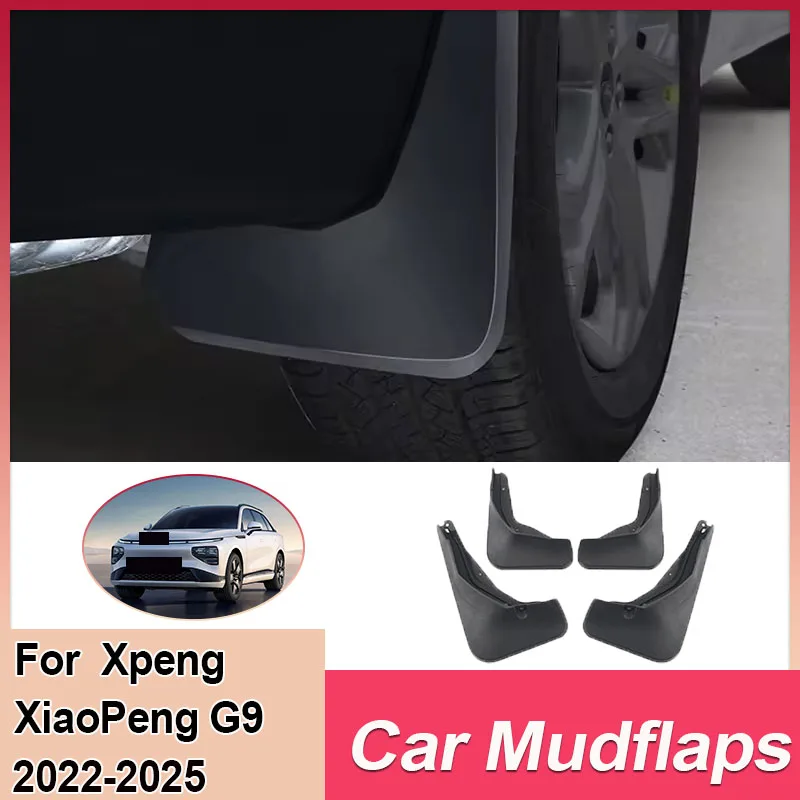 

Car Mudflaps For Xpeng G9 XiaoPeng G9 2022 2023 2024 2025 Front Rear Flaps Mudguards Guards Fender Splash Wheel Part Accessories