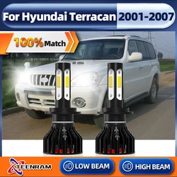 Ultra-Brightness H7 Car Led Light Blub 20000Lm 6000K Plug And Play Lamps for Hyundai Terracan 2001 2002 2003 2004 2005 2006 2007
