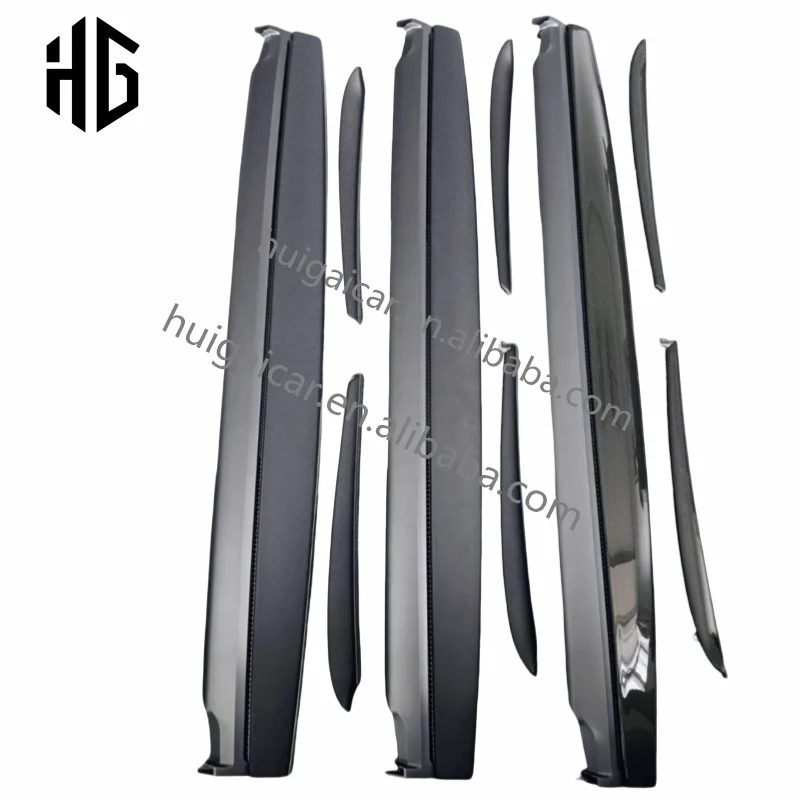 

Real Dry Carbon Fiber Interior Trims Door Panel Trims Covers For Tesla Model Y 3 Car Interior Accessories