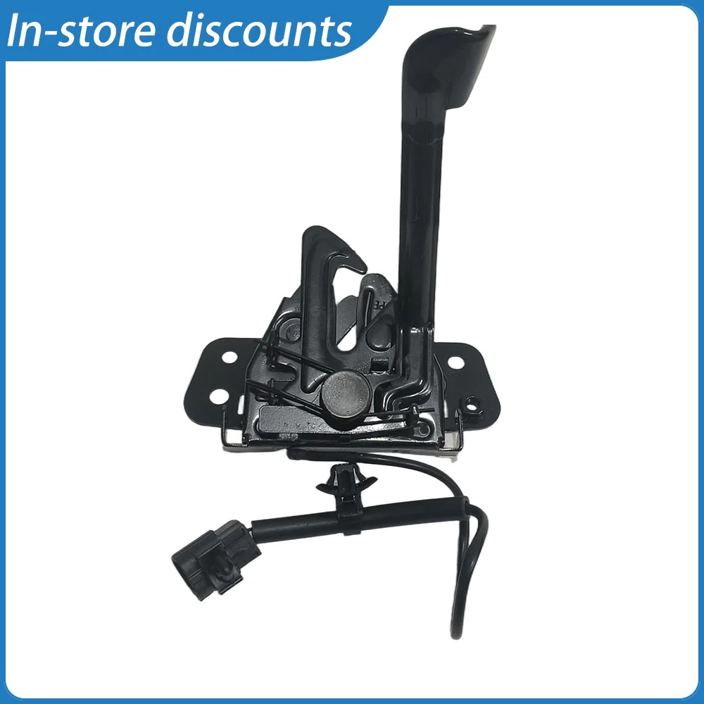 Conjunto de Fechadura do Capô Dianteiro, compatível com Kia Forte 2014-2016, versão EUA com sensor, OEM 81130-A7010, 81130A7010