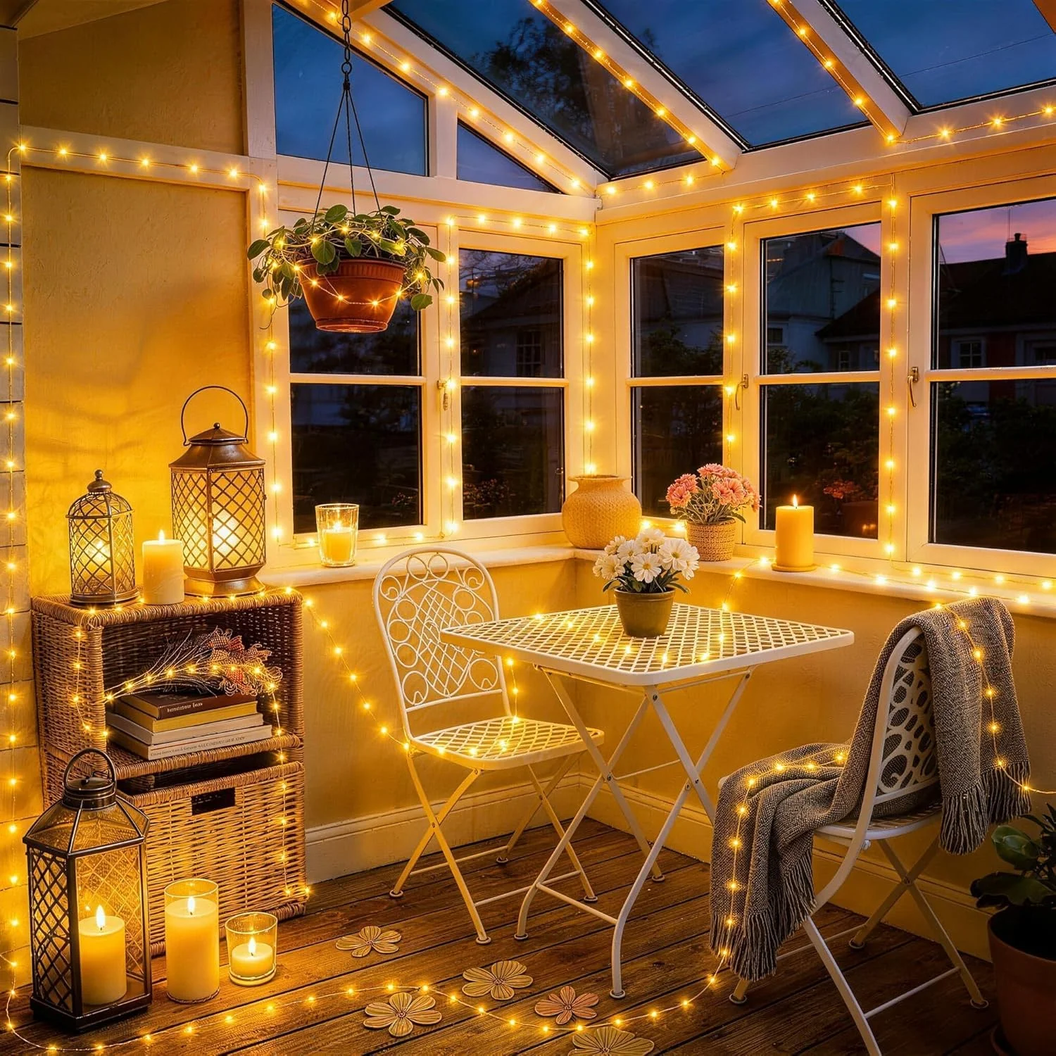 4Pcs/Pack 400 LED Solar Fairy Lights, Copper Wire String Lights with Solar Powered, 8 Lighting Modes, Outdoor/Indoor Lights for Garden, Patio, Wedding, Party & Holiday Decoration(Totaling 157.48 Feet ,Warm/Cool White/Muliticolor for Choose)