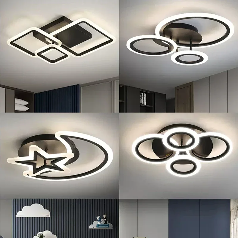 Modern LED Ceiling Lights Moon For Living Room Bedroom Home Decor Indoor Lighting Fixtures Hallway Minimalist Ceiling lamp