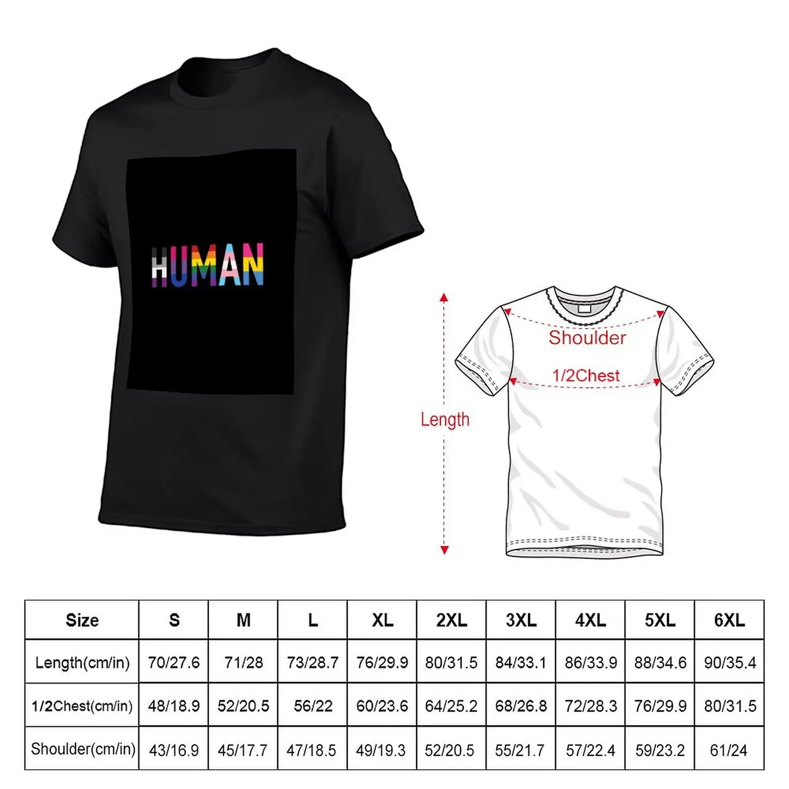 Human, Various Queer Flags 1 T-Shirt anime clothes boys animal print essential t shirt graphics slim fit t shirts for men