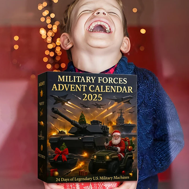 Iconic US Armed Forces Machines Advent Calendar 2025: 24 Days of 2D Ornaments