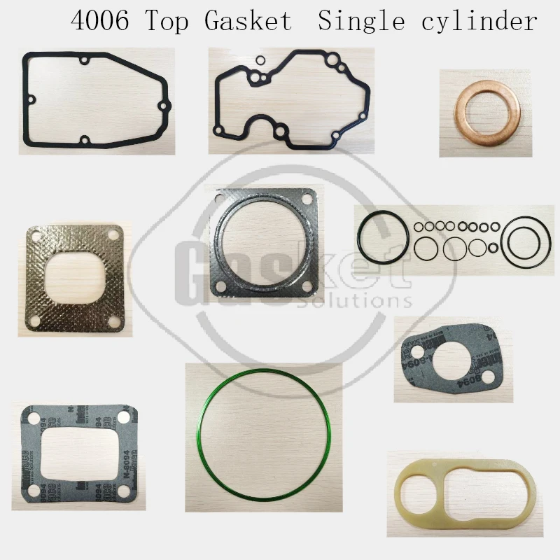 4006 4008 4012 Upper Lower Gasket  4006 4008 single cylinder Set For Perkins 12SE663W Excavator Diesel Engine Gasket Parts