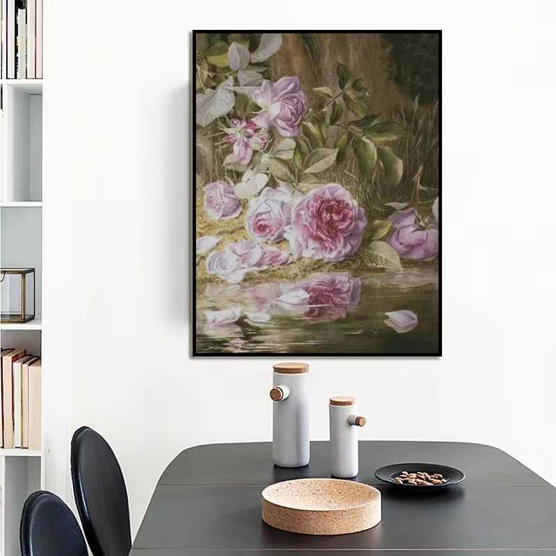 

HC1393 Наборы для вышивки крестом Вышивка крестиком Полный набор Иглы Искусство и ремесло Хобби Рукоделие Цветочная посылка Хобби