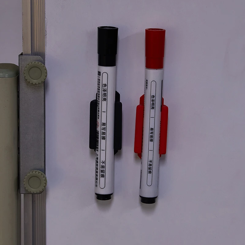 Clip per penna autoadesiva in silicone Clip per matita montata a parete Pennarello da tavolo Portapenne per penna a sfera Organizzatore per ufficio domestico