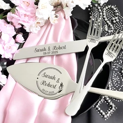 Custom Wedding Cake Knife, Wedding Cake Knife Set Personalized, Wedding Gift, Bridal Shower Gifts, Wedding Cake Cutting Set