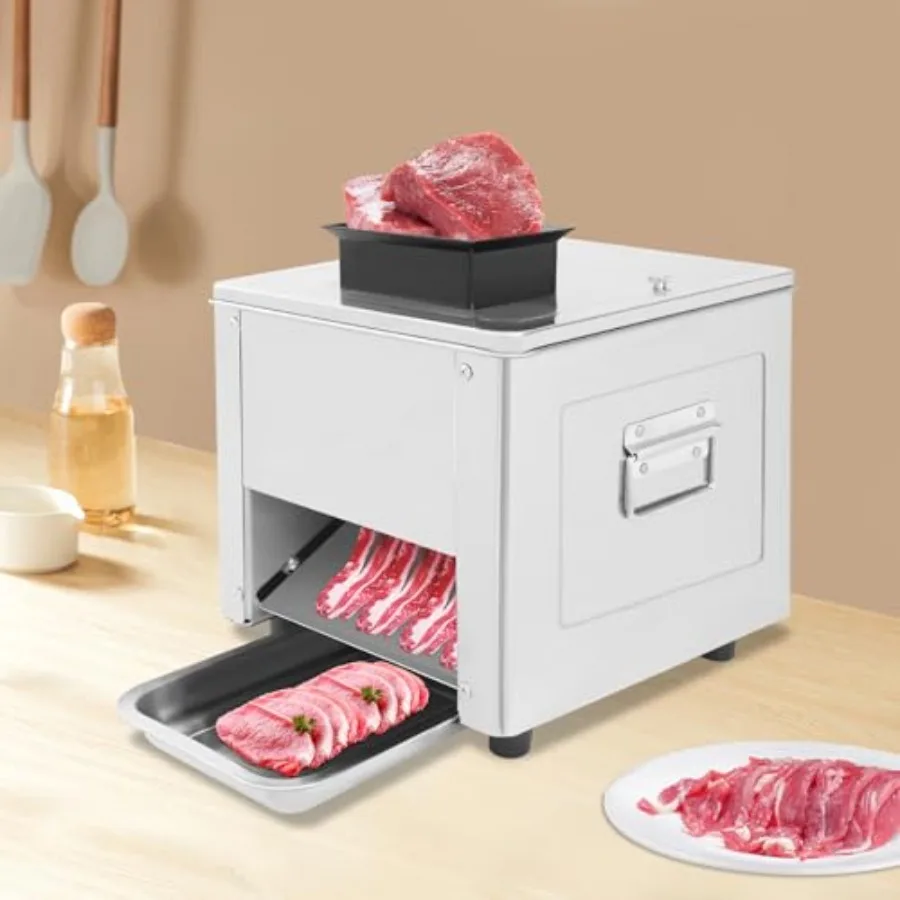 

Электрическая мясорубка-измельчитель 850 Вт, 330 фунтов/час, для мягких овощей, бескостной свинины, курицы, рыбы, для коммерческого и домашнего использования