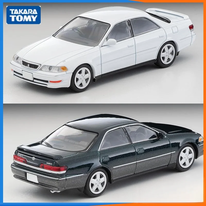 TAKARA TOMY TOMYTEC 1:64 TLV-N311A b Toyota MARK II LV-N299a b alloy die-cast simulation car models,collection pieces,boys' toys