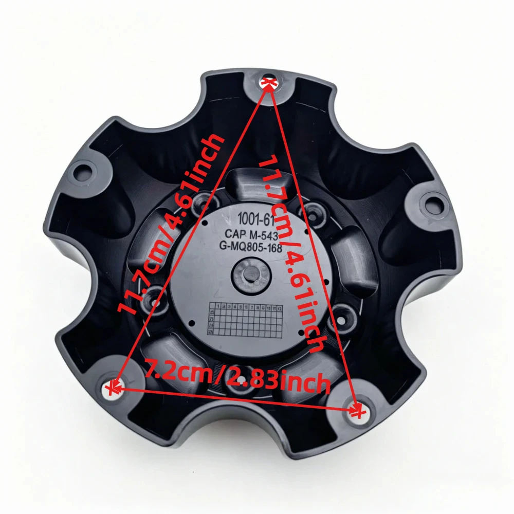 4pcs 136MM Blank Car Wheel Center Caps PCD 5 X 136 Hubcaps Cover Hub Cap for Off-road Rims Part No. 1001-61 M‑453 ST‑MQ805‑168