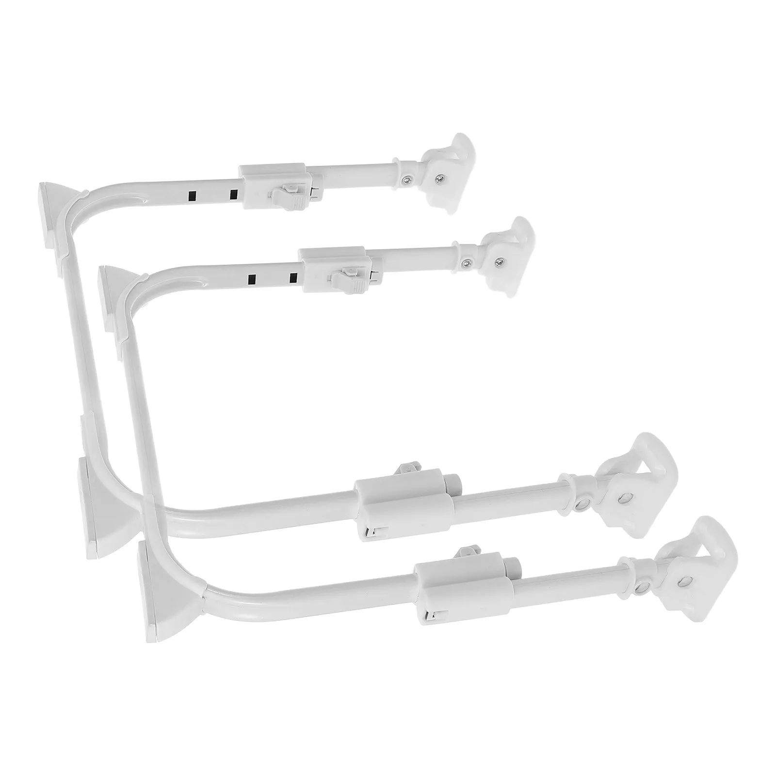 2Pcs Adjustable Folding Bed Desk Legs Metal Table Feet Replacement Legs Stable Non-Slip Design Replacement Leg