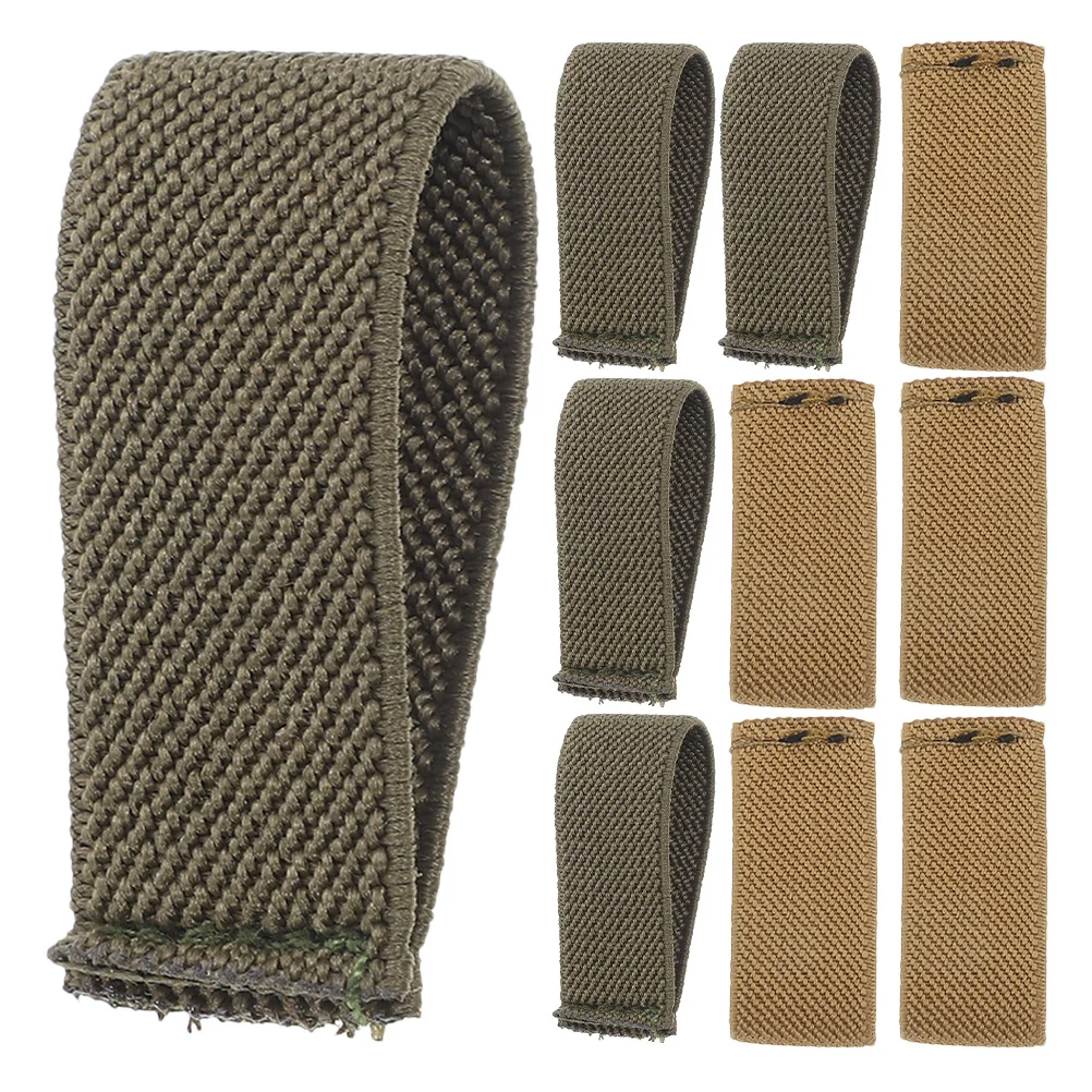 

10pcs Retainer For Men Women Sturdy Band Keeper Fixing Loop Canvas Material Durable Accessories Strap Holder Loop Keepers
