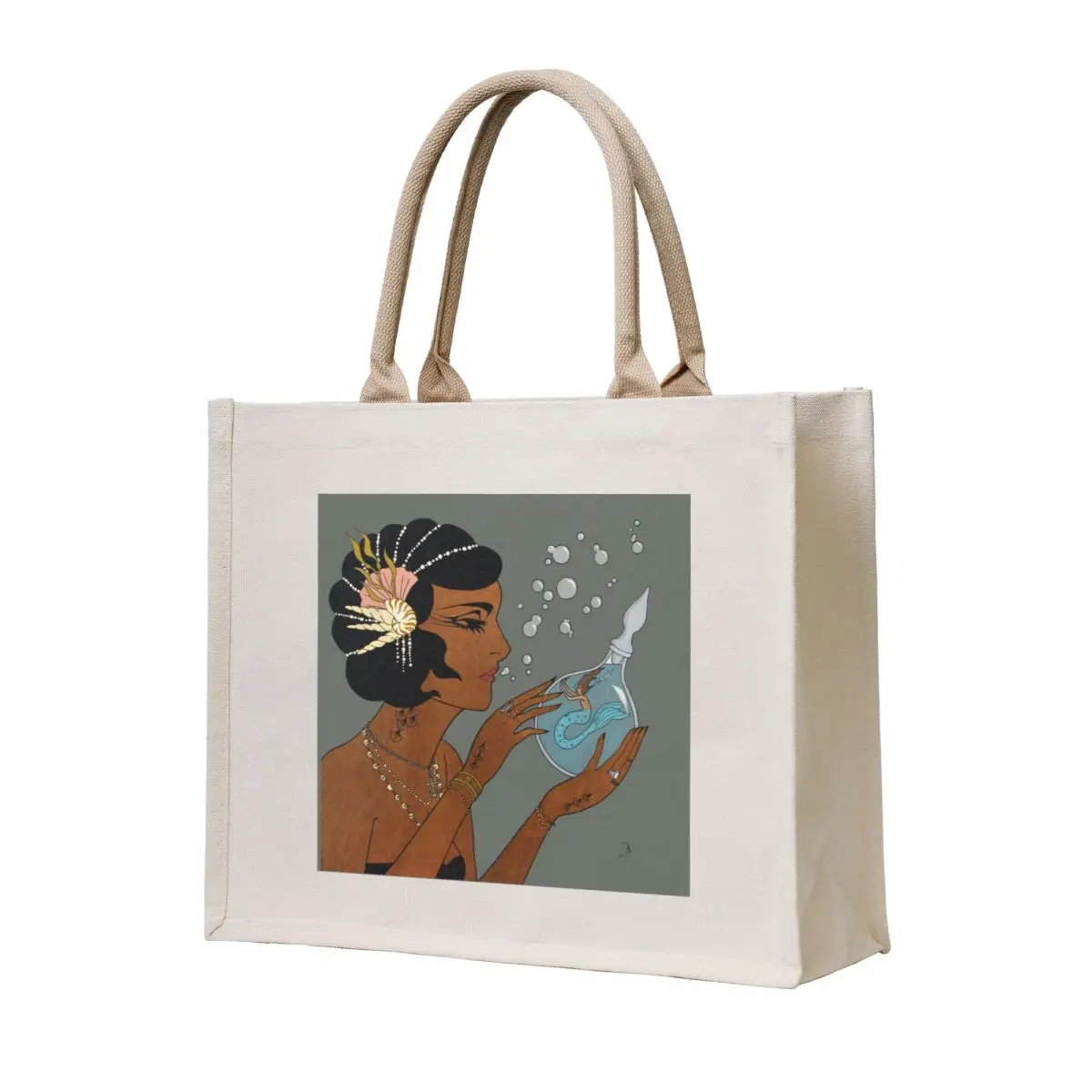 

The Sea Witch Tote Bag personalized tote handbag Lady bags