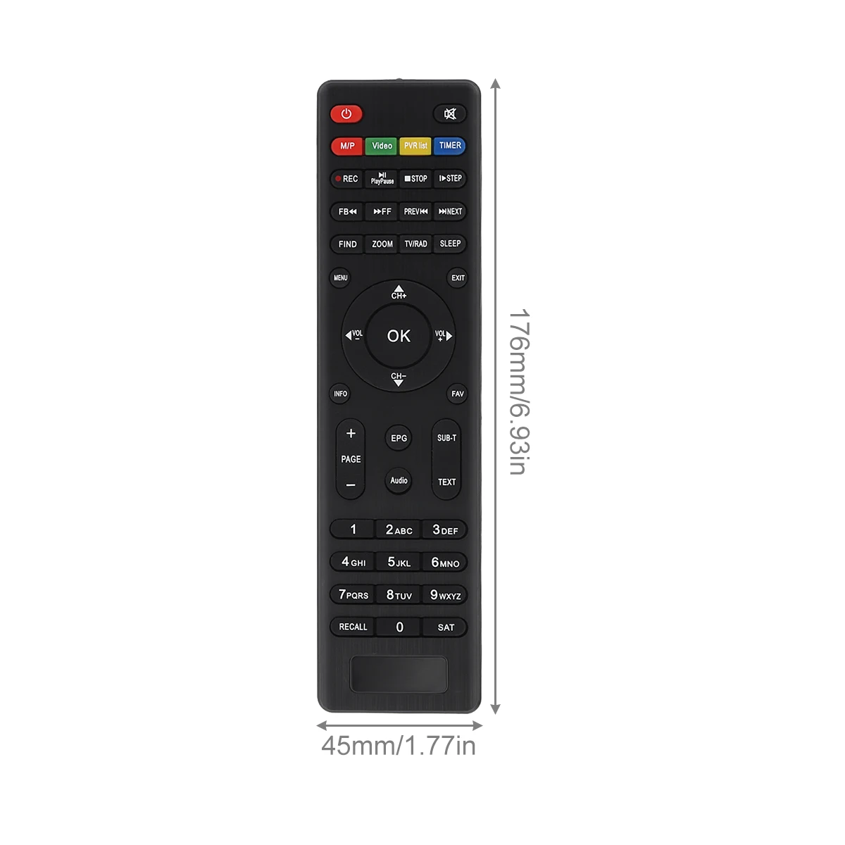 IR 433MHz TV Remote Control for Freesat V7 HD V7 MAX Gtmedia V7s HD with DVB S2 Satellite Receiver