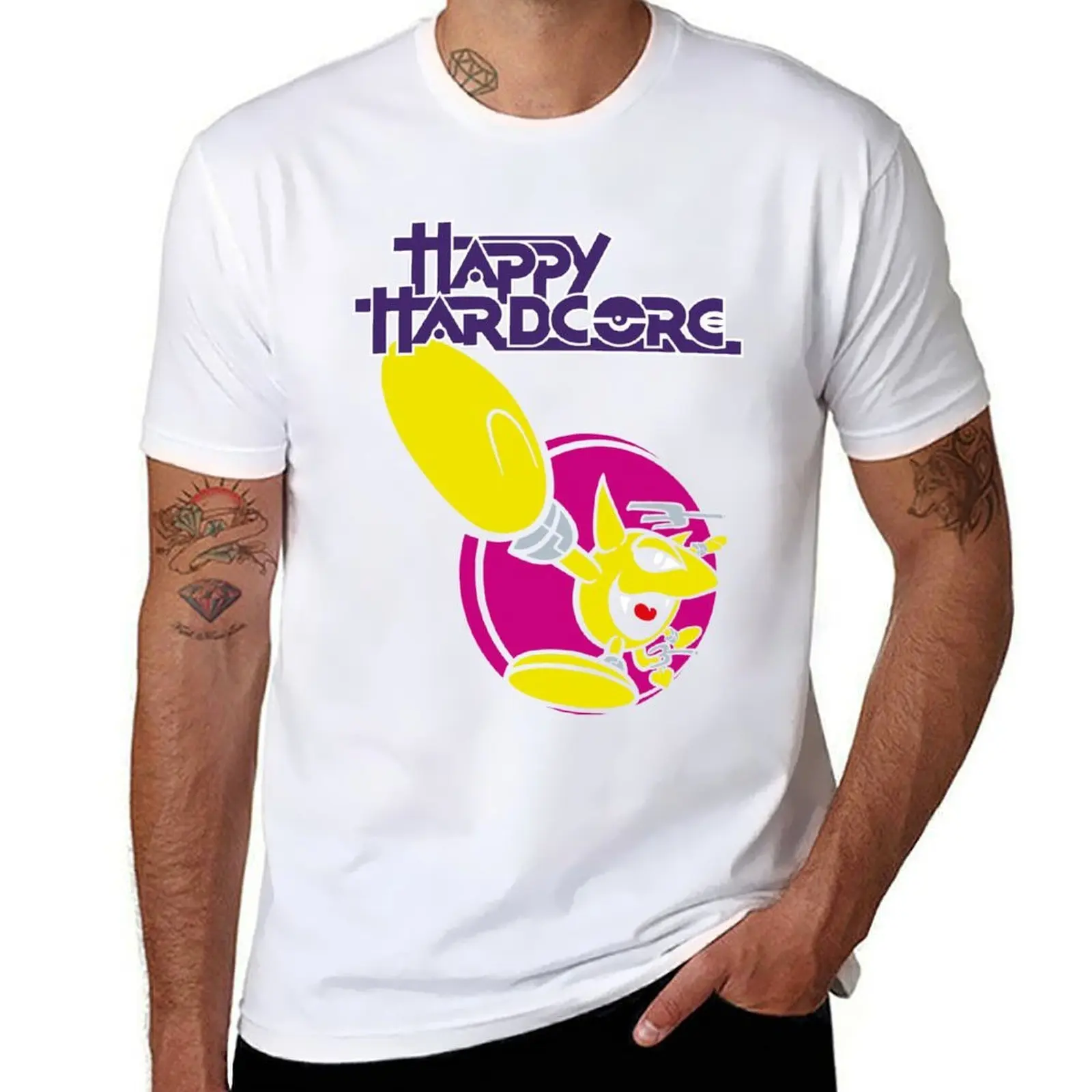 

Happy Hardcore v1 T-Shirt man t shirts high quality luxury brand man t shirt graphic T-Shirt