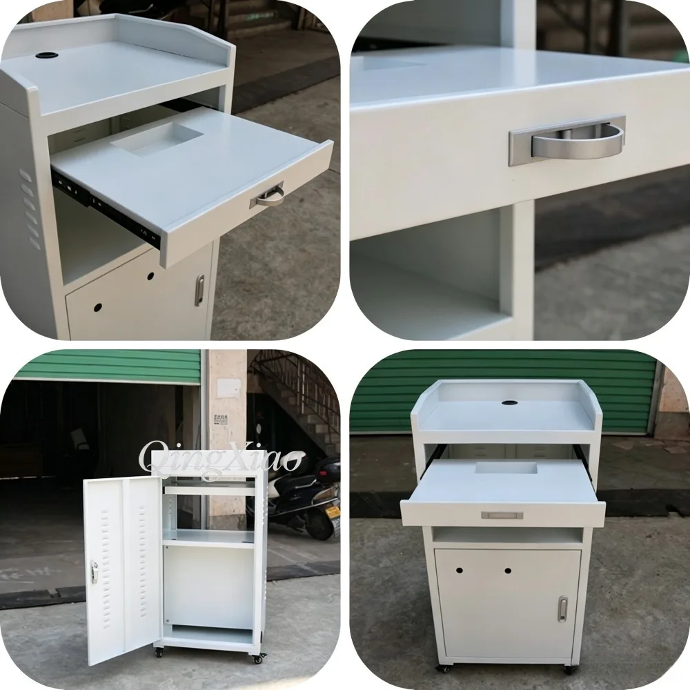 Mobile Dust‑Proof Industrial Control Cabinet CNC Machine Computer Cabinet Network Cabinet Thick Cold‑Rolled Steel with Drawer