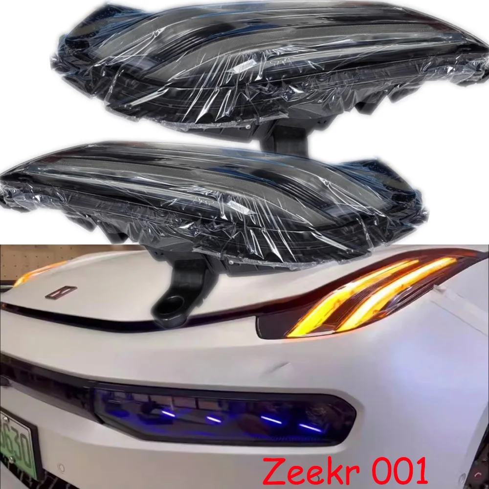 

1pcs car bupmer head light HAVAL Zeekr 001 headlight daytime light Greatwall LED 2021~2024y fog Hover zeekr 001 headlamp