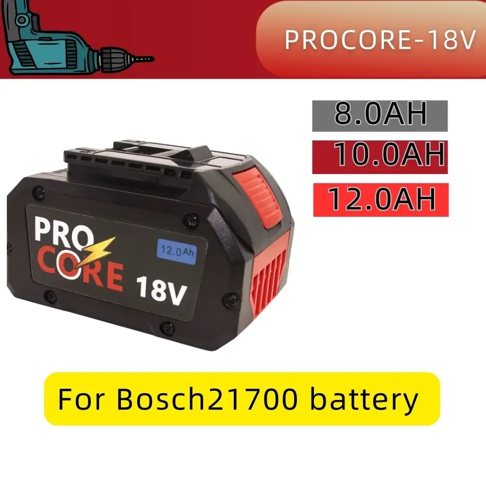 

12000mAh ProCORE Ersatz Batterie for Bosch 18V Professionelle System Cordless Werkzeuge BAT609 BAT618 GBA18V80 21700 Li-Ion