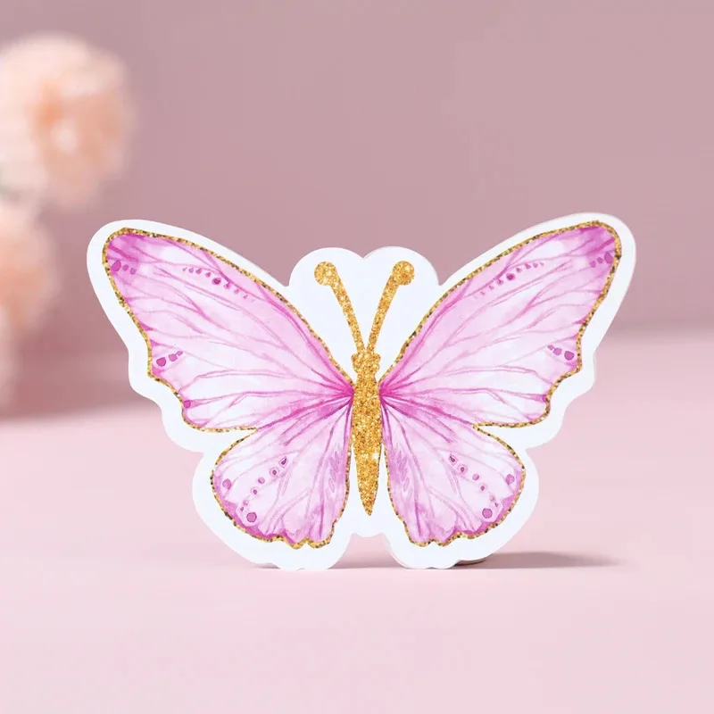 Butterfly Party Napkins Birthday Decor Printed Paper Restaurant Atmosphere Arrangement Disposable Shaped Napkins