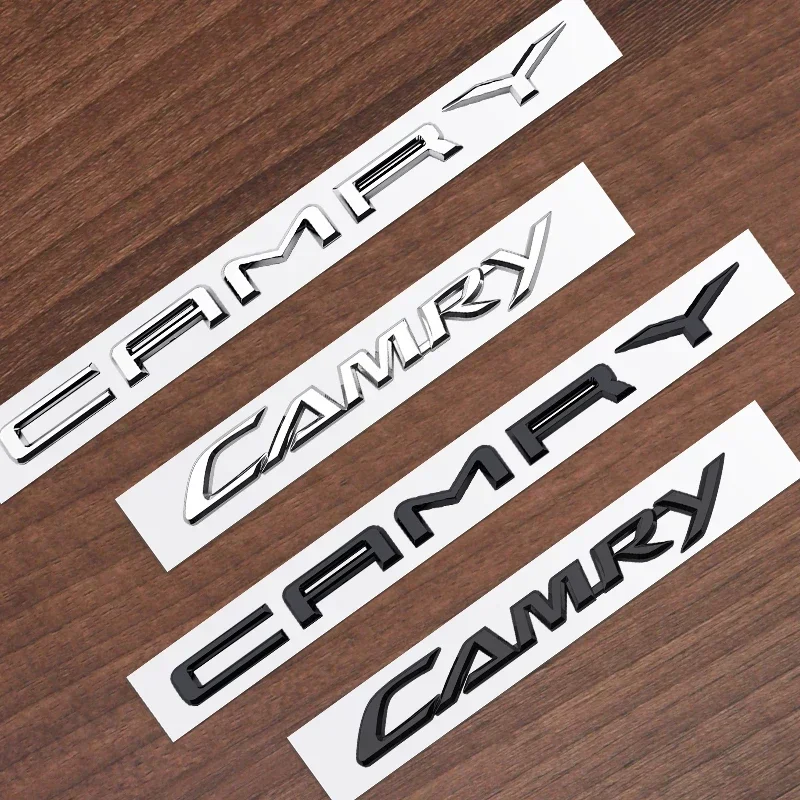 3D ABS high quality for Toyota Camry car Letter front Emblem Rear tail trunk Decals badge sticker Decal styling car Accessories